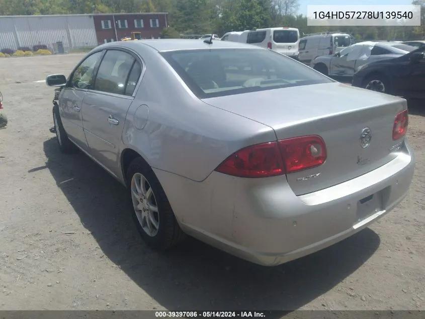 1G4HD57278U139540 2008 Buick Lucerne Cxl