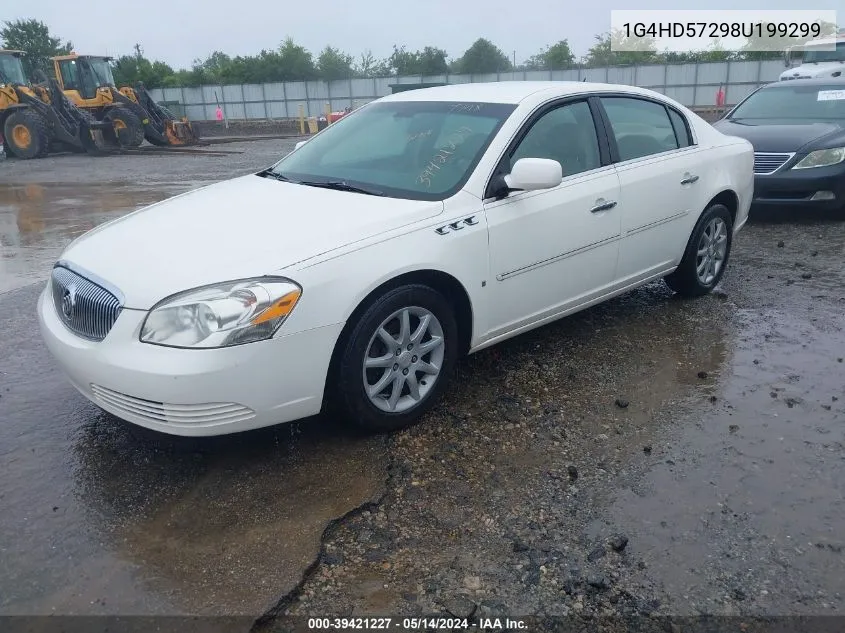 2008 Buick Lucerne Cxl VIN: 1G4HD57298U199299 Lot: 39421227