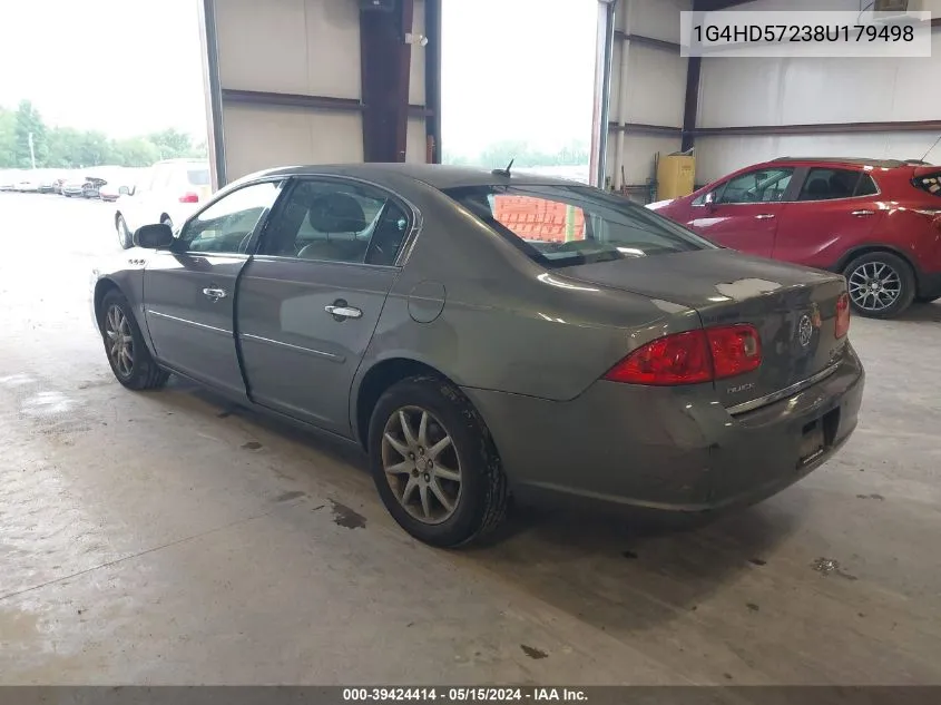 2008 Buick Lucerne Cxl VIN: 1G4HD57238U179498 Lot: 39424414