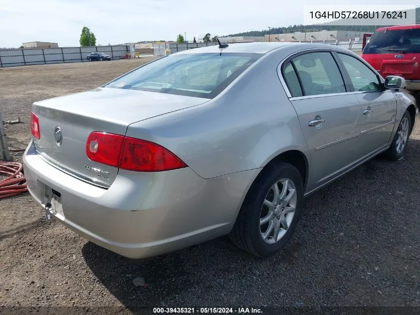 2008 Buick Lucerne Cxl VIN: 1G4HD57268U176241 Lot: 39435321