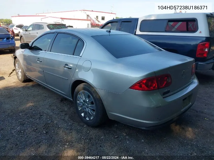 2008 Buick Lucerne Cxl VIN: 1G4HD57238U186371 Lot: 39464217