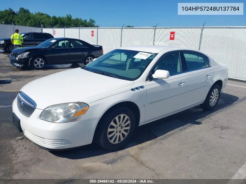 1G4HP57248U137784 2008 Buick Lucerne Cx