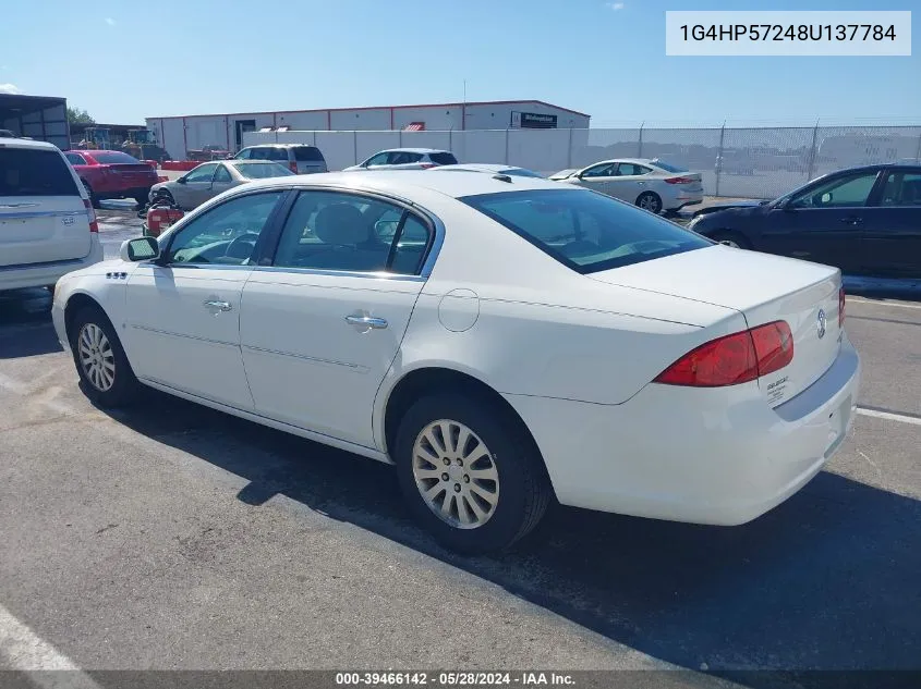 1G4HP57248U137784 2008 Buick Lucerne Cx