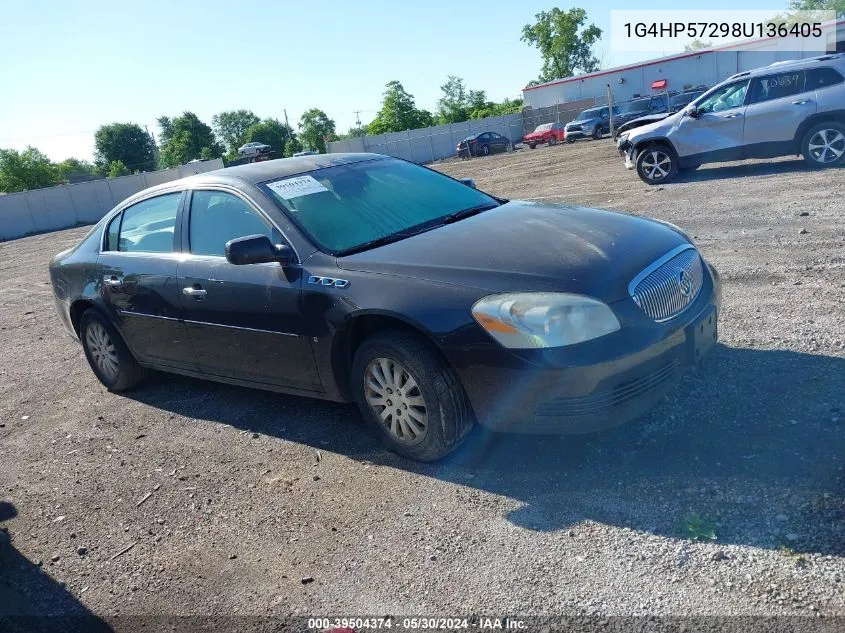 2008 Buick Lucerne Cx VIN: 1G4HP57298U136405 Lot: 39504374