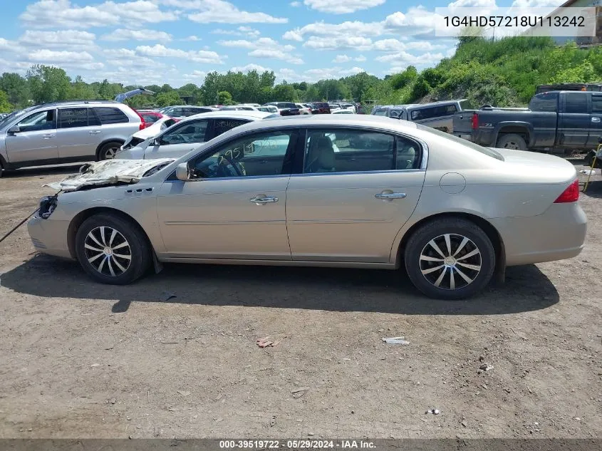 1G4HD57218U113242 2008 Buick Lucerne Cxl