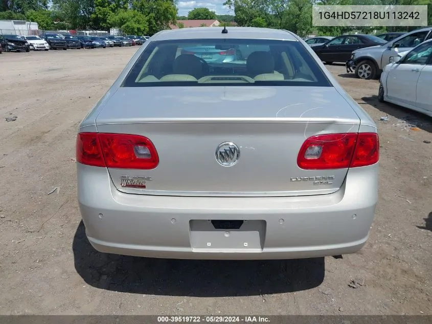 1G4HD57218U113242 2008 Buick Lucerne Cxl