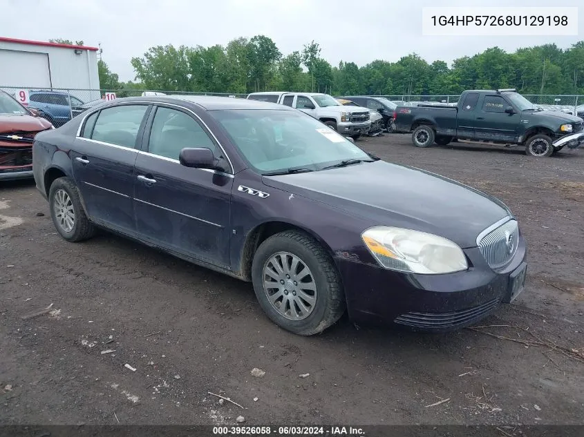 2008 Buick Lucerne Cx VIN: 1G4HP57268U129198 Lot: 39526058