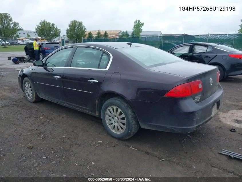 2008 Buick Lucerne Cx VIN: 1G4HP57268U129198 Lot: 39526058