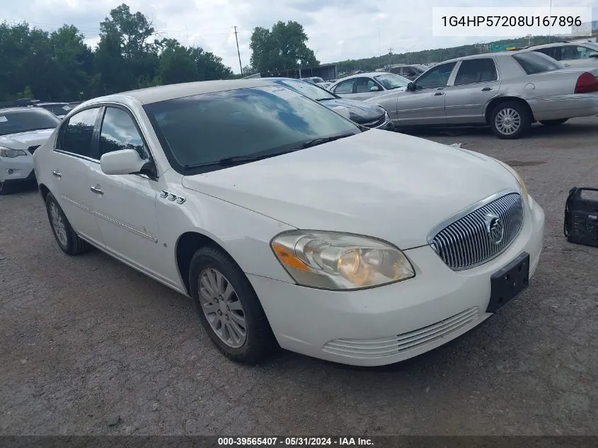 2008 Buick Lucerne Cx VIN: 1G4HP57208U167896 Lot: 39565407