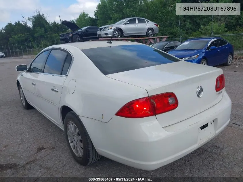 2008 Buick Lucerne Cx VIN: 1G4HP57208U167896 Lot: 39565407