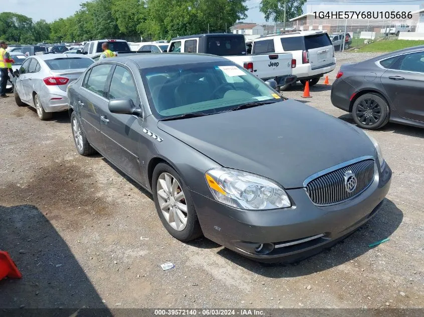 1G4HE57Y68U105686 2008 Buick Lucerne Cxs