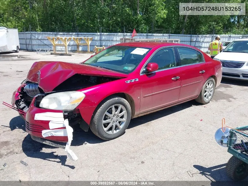 1G4HD57248U153265 2008 Buick Lucerne Cxl