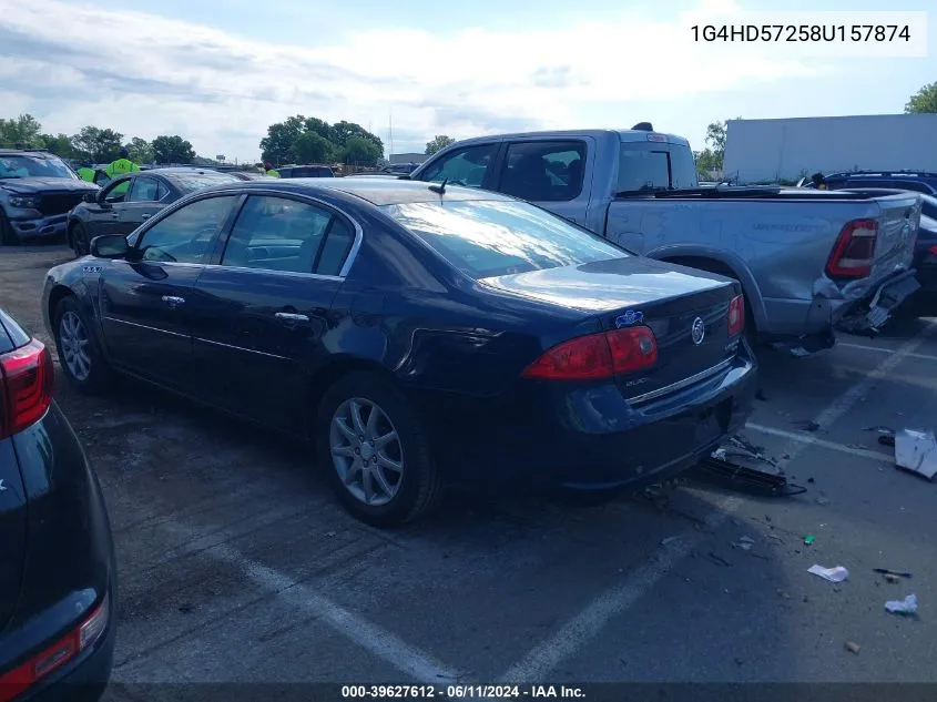 2008 Buick Lucerne Cxl VIN: 1G4HD57258U157874 Lot: 39627612