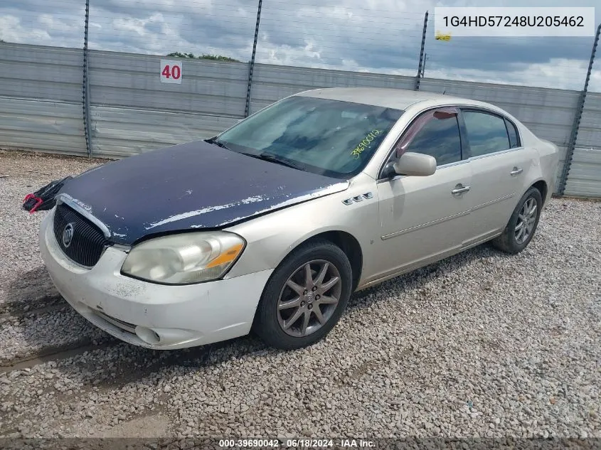 2008 Buick Lucerne Cxl VIN: 1G4HD57248U205462 Lot: 39690042