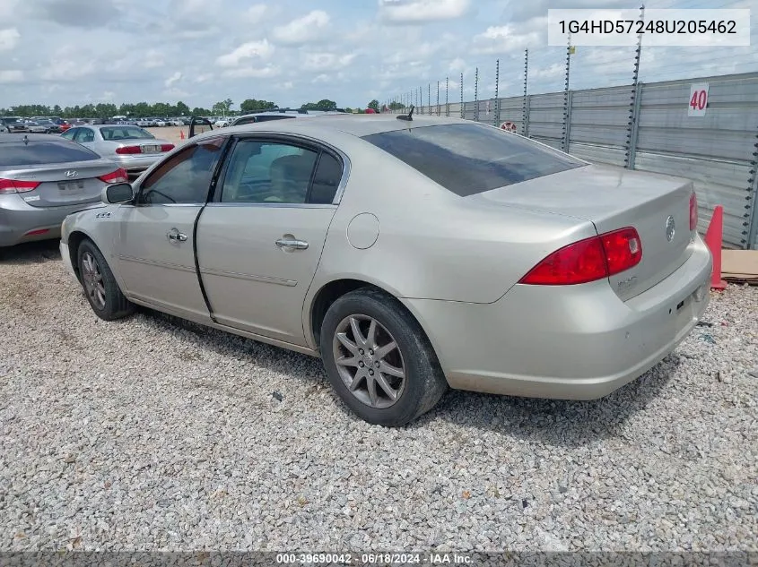 2008 Buick Lucerne Cxl VIN: 1G4HD57248U205462 Lot: 39690042