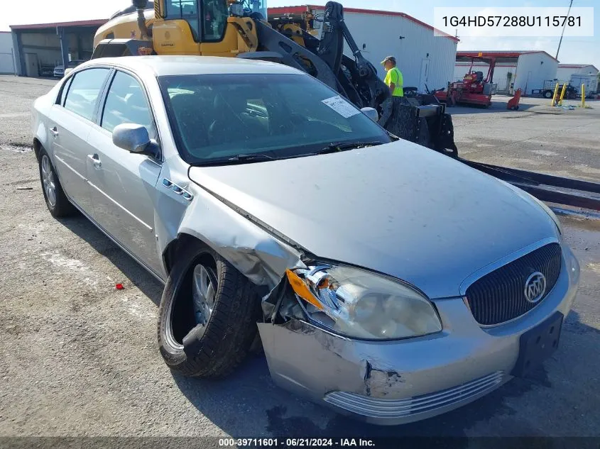 1G4HD57288U115781 2008 Buick Lucerne Cxl