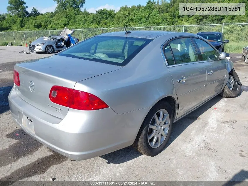 1G4HD57288U115781 2008 Buick Lucerne Cxl