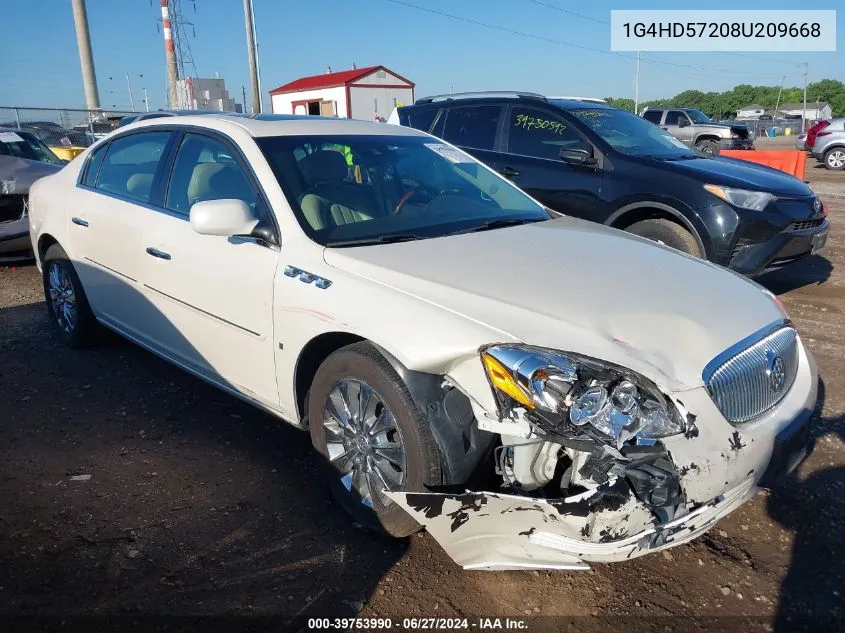 1G4HD57208U209668 2008 Buick Lucerne Cxl