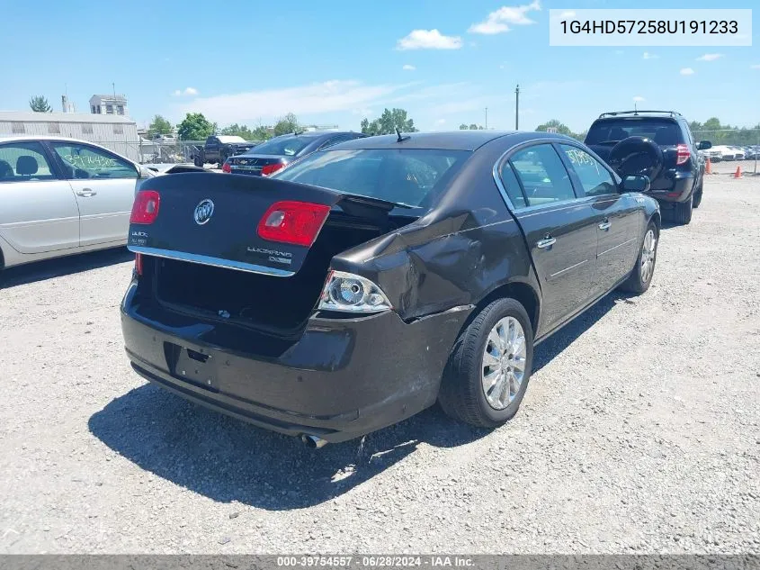 1G4HD57258U191233 2008 Buick Lucerne Cxl