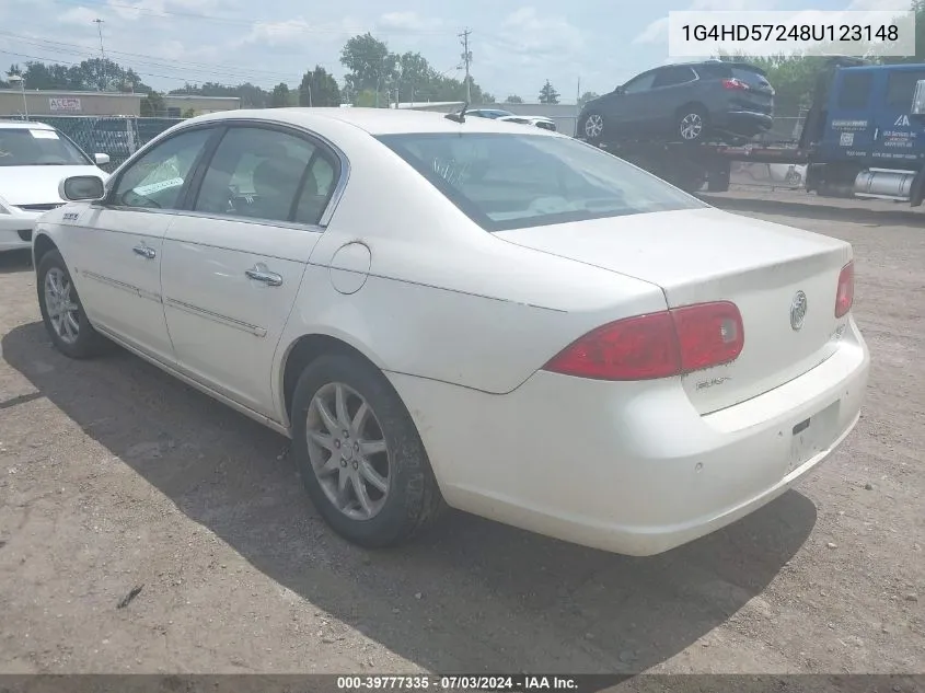 1G4HD57248U123148 2008 Buick Lucerne Cxl