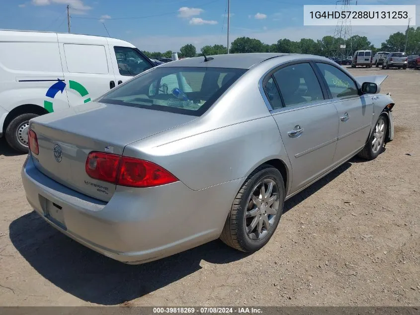 2008 Buick Lucerne Cxl VIN: 1G4HD57288U131253 Lot: 39818269