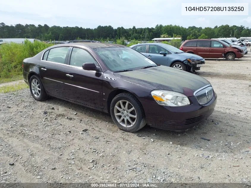 1G4HD57208U135250 2008 Buick Lucerne Cxl