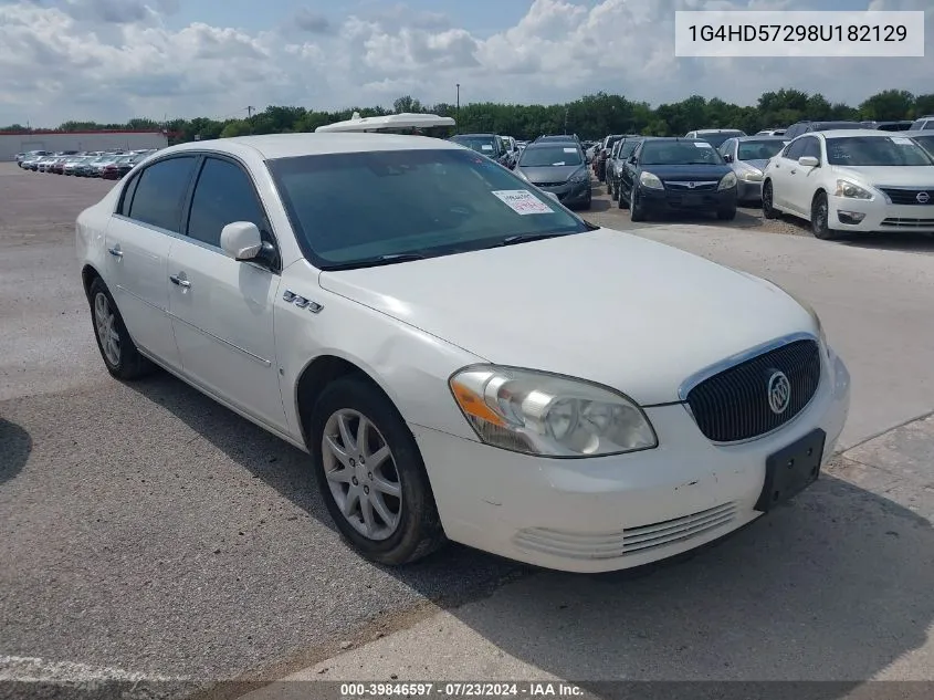 2008 Buick Lucerne Cxl VIN: 1G4HD57298U182129 Lot: 39846597