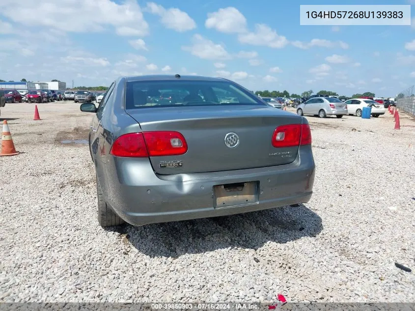 2008 Buick Lucerne Cxl VIN: 1G4HD57268U139383 Lot: 39850903