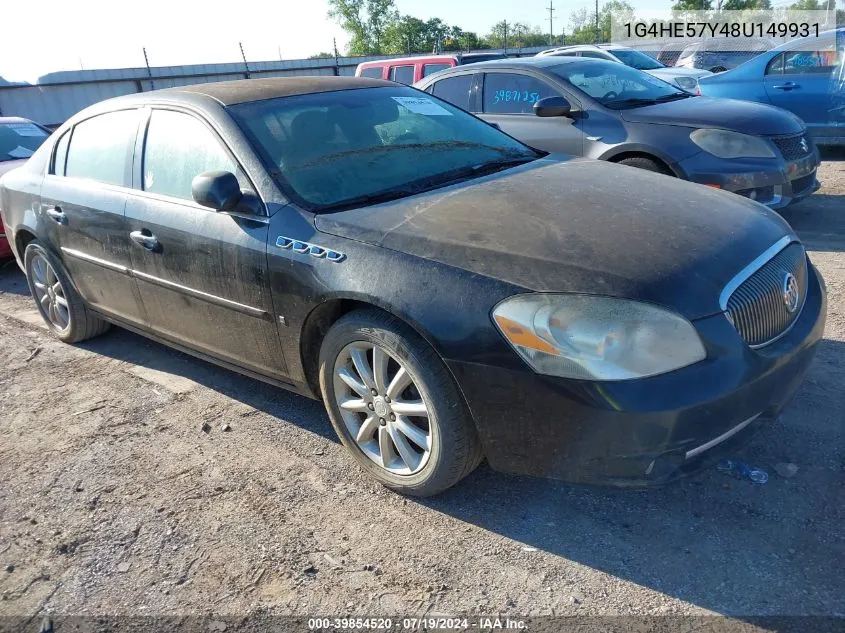 2008 Buick Lucerne Cxs VIN: 1G4HE57Y48U149931 Lot: 39854520