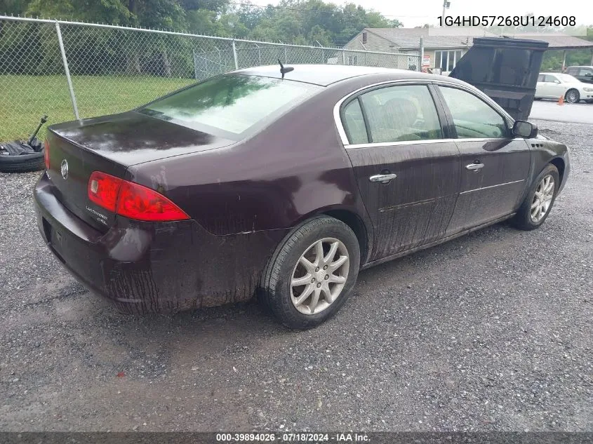 1G4HD57268U124608 2008 Buick Lucerne Cxl