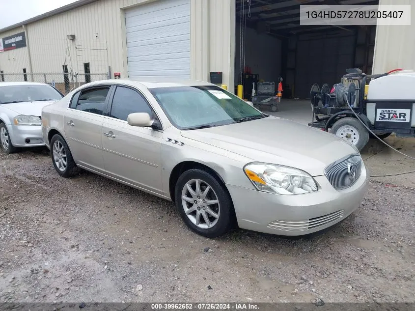 1G4HD57278U205407 2008 Buick Lucerne Cxl