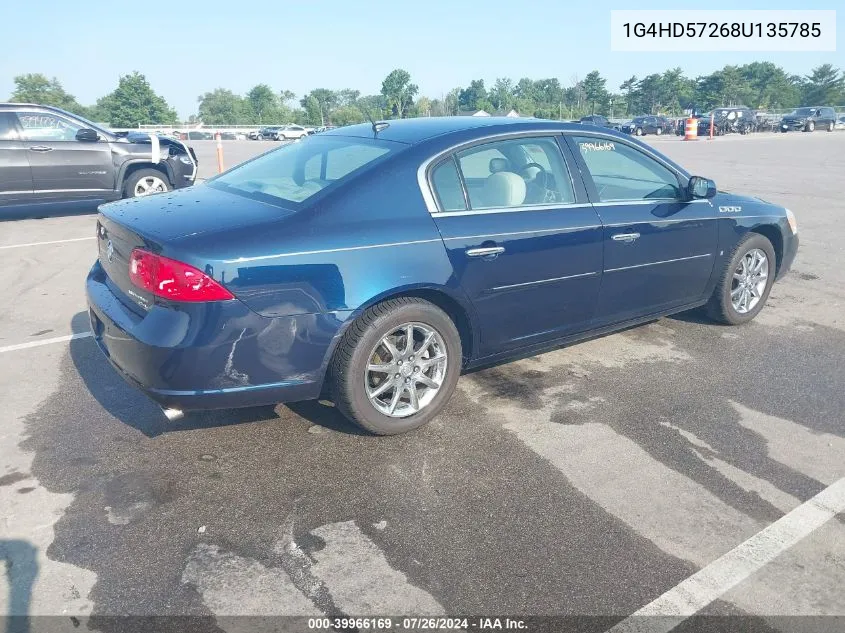 2008 Buick Lucerne Cxl VIN: 1G4HD57268U135785 Lot: 39966169