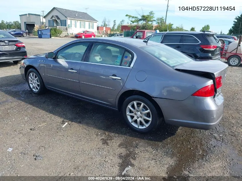 2008 Buick Lucerne Cxl VIN: 1G4HD57228U119454 Lot: 40247839