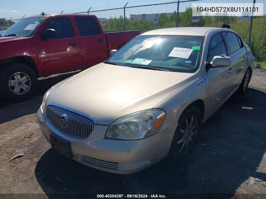 1G4HD572X8U114101 2008 Buick Lucerne Cxl