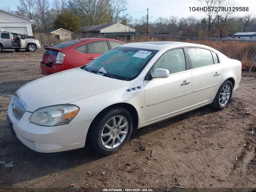 1G4HD57278U129588 2008 Buick Lucerne Cxl
