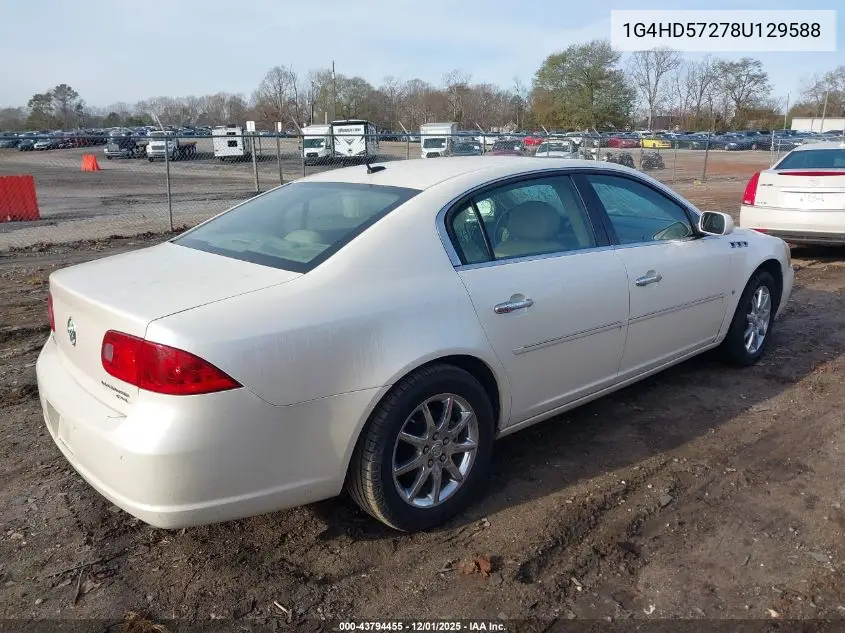 1G4HD57278U129588 2008 Buick Lucerne Cxl