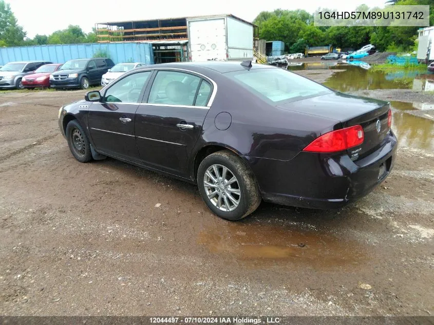 2009 Buick Lucerne VIN: 1G4HD57M89U131742 Lot: 12044497