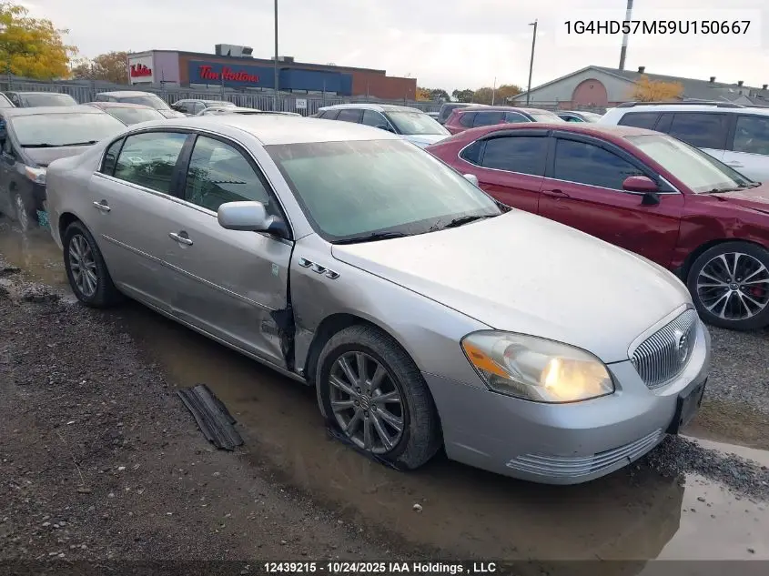 1G4HD57M59U150667 2009 Buick Lucerne Cxl