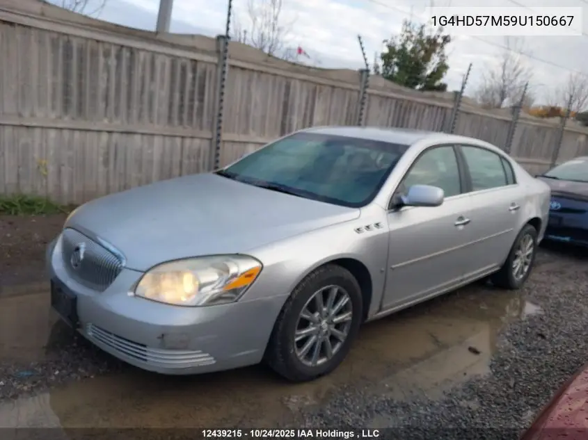 1G4HD57M59U150667 2009 Buick Lucerne Cxl