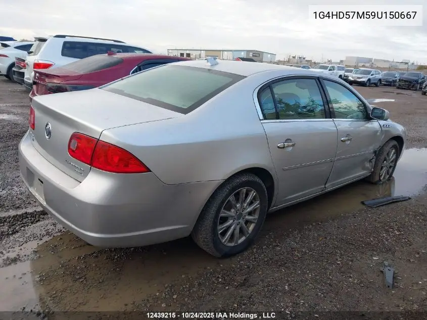 1G4HD57M59U150667 2009 Buick Lucerne Cxl
