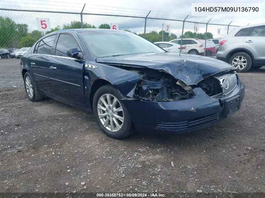 2009 Buick Lucerne Cxl VIN: 1G4HD57M09U136790 Lot: 39358752