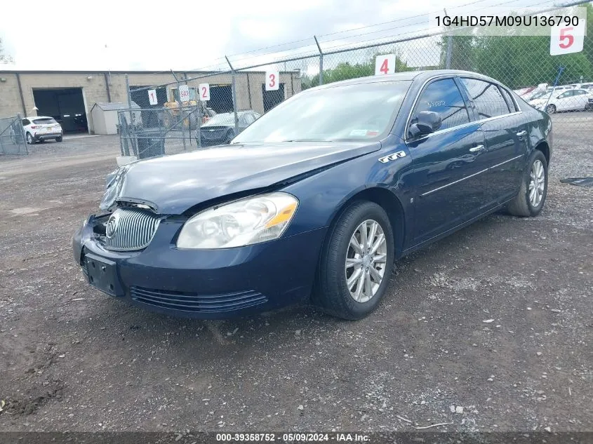 2009 Buick Lucerne Cxl VIN: 1G4HD57M09U136790 Lot: 39358752