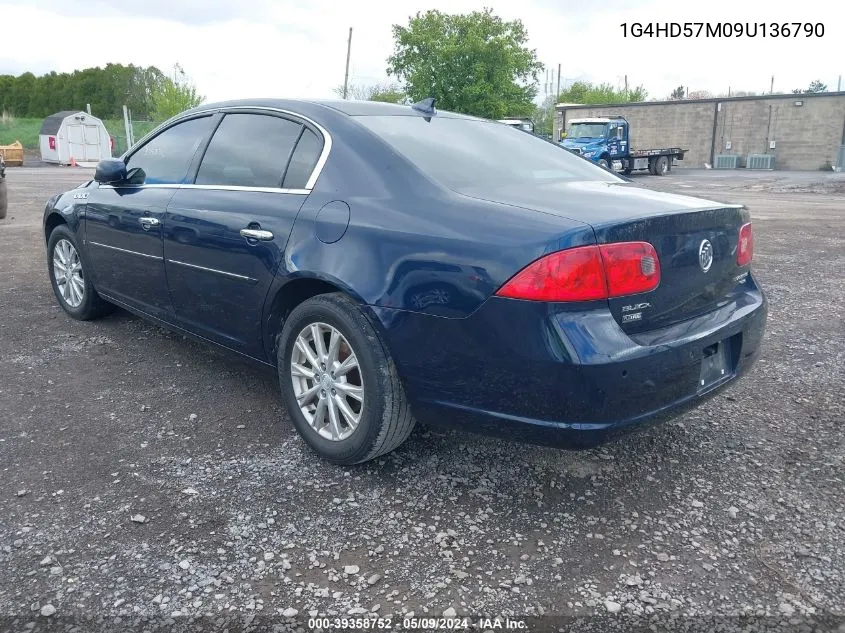 2009 Buick Lucerne Cxl VIN: 1G4HD57M09U136790 Lot: 39358752