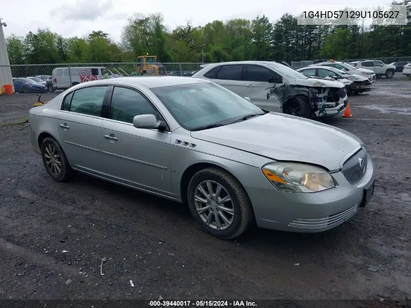 2009 Buick Lucerne Cxl VIN: 1G4HD57129U105627 Lot: 39440017