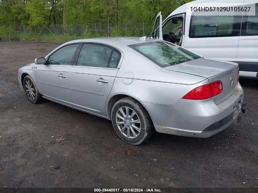 2009 Buick Lucerne Cxl VIN: 1G4HD57129U105627 Lot: 39440017