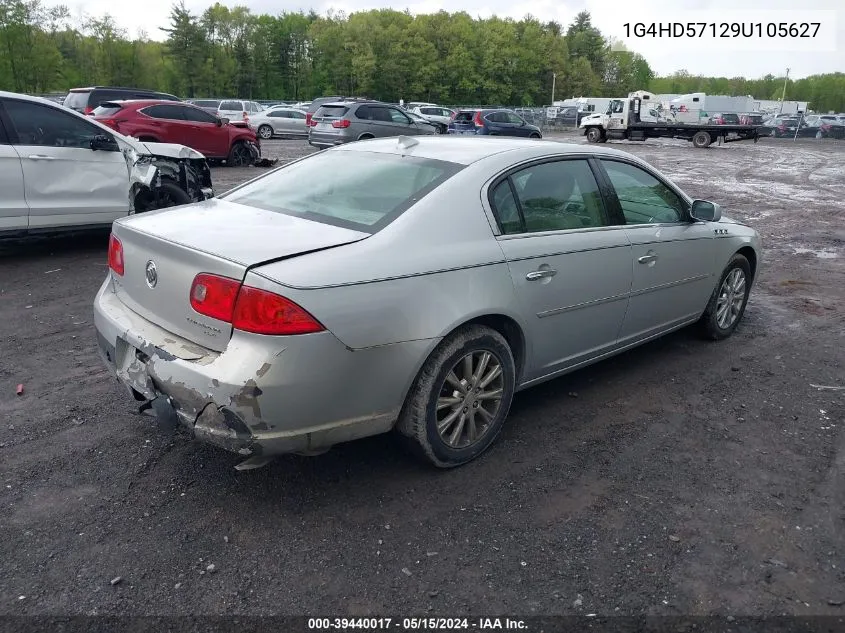 2009 Buick Lucerne Cxl VIN: 1G4HD57129U105627 Lot: 39440017