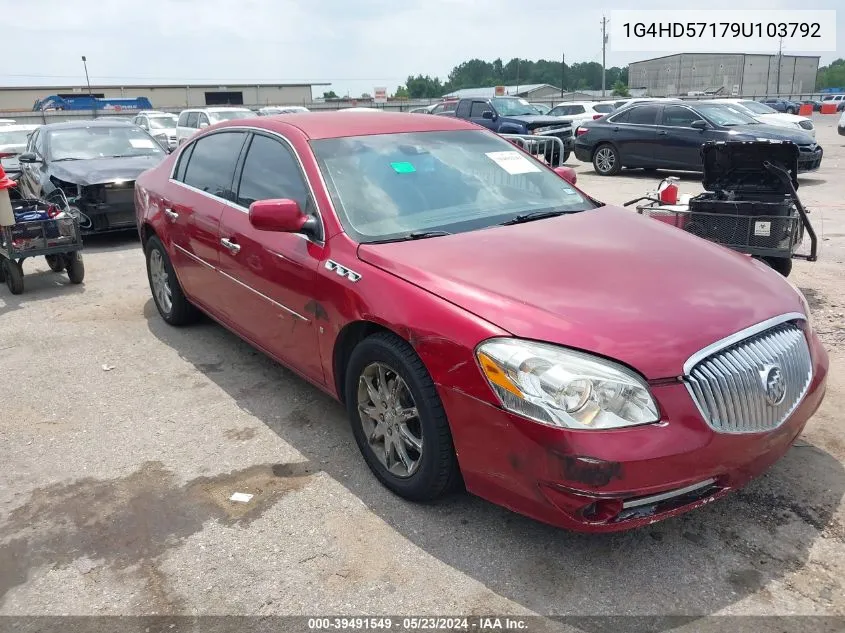 1G4HD57179U103792 2009 Buick Lucerne Cxl Special Edition