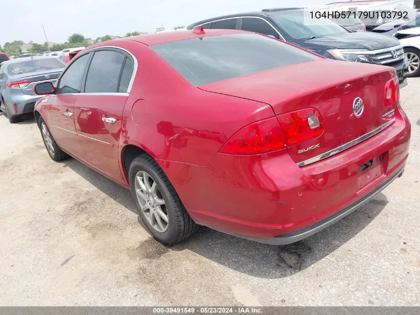 1G4HD57179U103792 2009 Buick Lucerne Cxl Special Edition