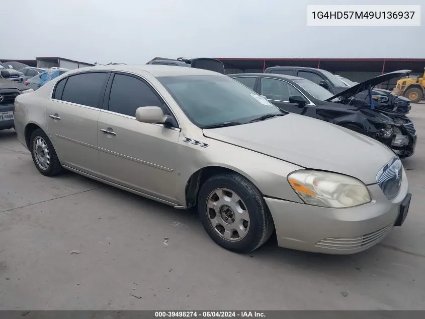 1G4HD57M49U136937 2009 Buick Lucerne Cxl