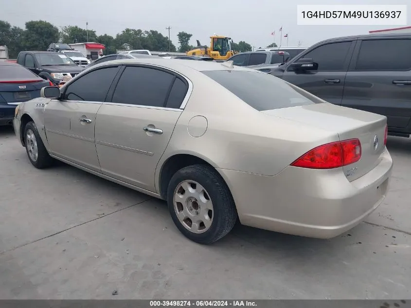 1G4HD57M49U136937 2009 Buick Lucerne Cxl